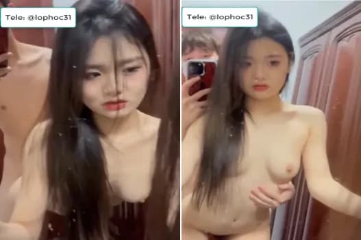 Ảnh thumbnail video Xinh gái chịch nhau trước gương